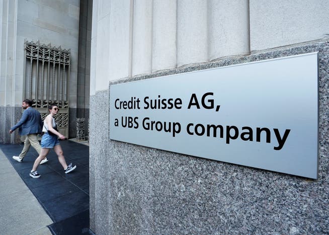 Schweiz Die von der UBS übernommene Credit Suisse kämpft in den USA weiterhin mit Altlasten. Auf dem Bild eine ehemalige CS-Filiale in New York City.