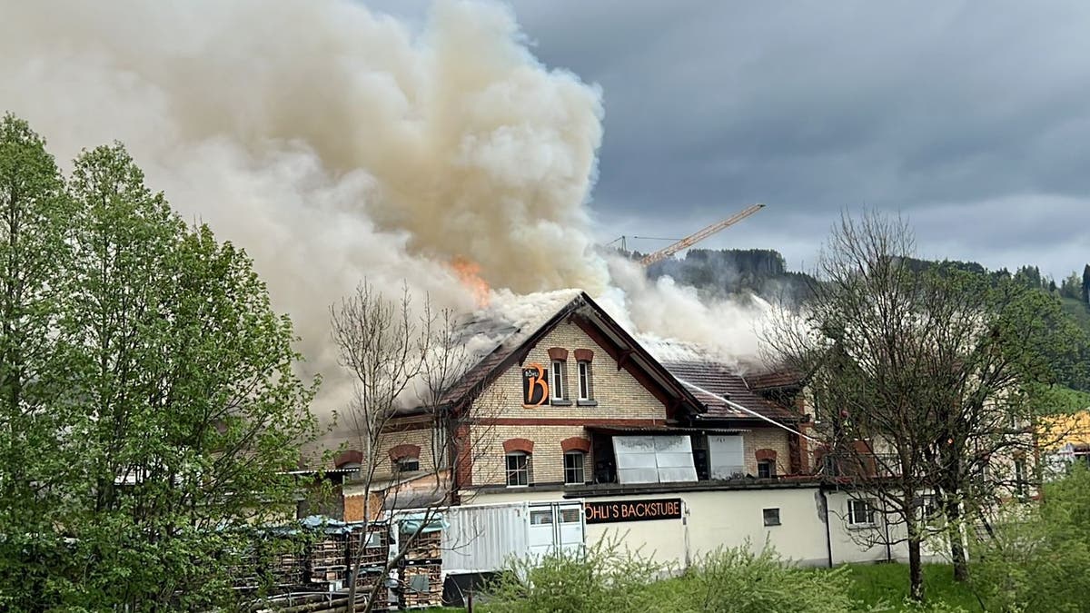 Brand in Appenzell: Produktion der Bäckerei Böhli fängt Feuer