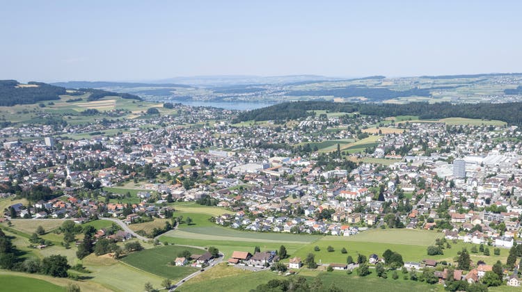 Die Preise für Eigenheime im Wynental sind zuletzt stärker gestiegen als an anderen Orten des Kantons. Die Nähe zum Hallwilersee (im Bild hinten links) macht die Region Reinach/Menziken attraktiver. (Bild: Severin Bigler)
