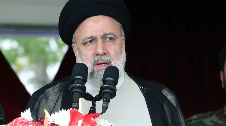 Der iranische Präsident Ebrahim Raisi und der iranische Aussenminister Hussein Amirabdollahian sind bei einem Helikopterabsturz ums Leben gekommen. (Abedin Taherkenareh / EPA)