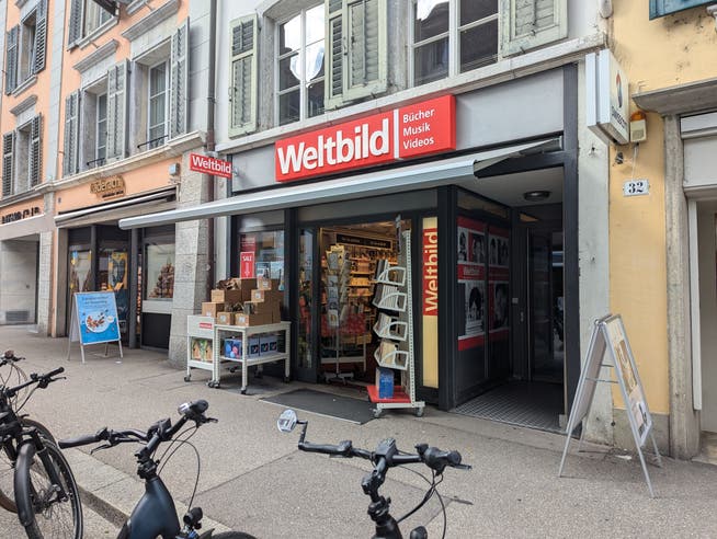 Loja Weltbild em Solothurn: Ainda aberta na quarta-feira à tarde.