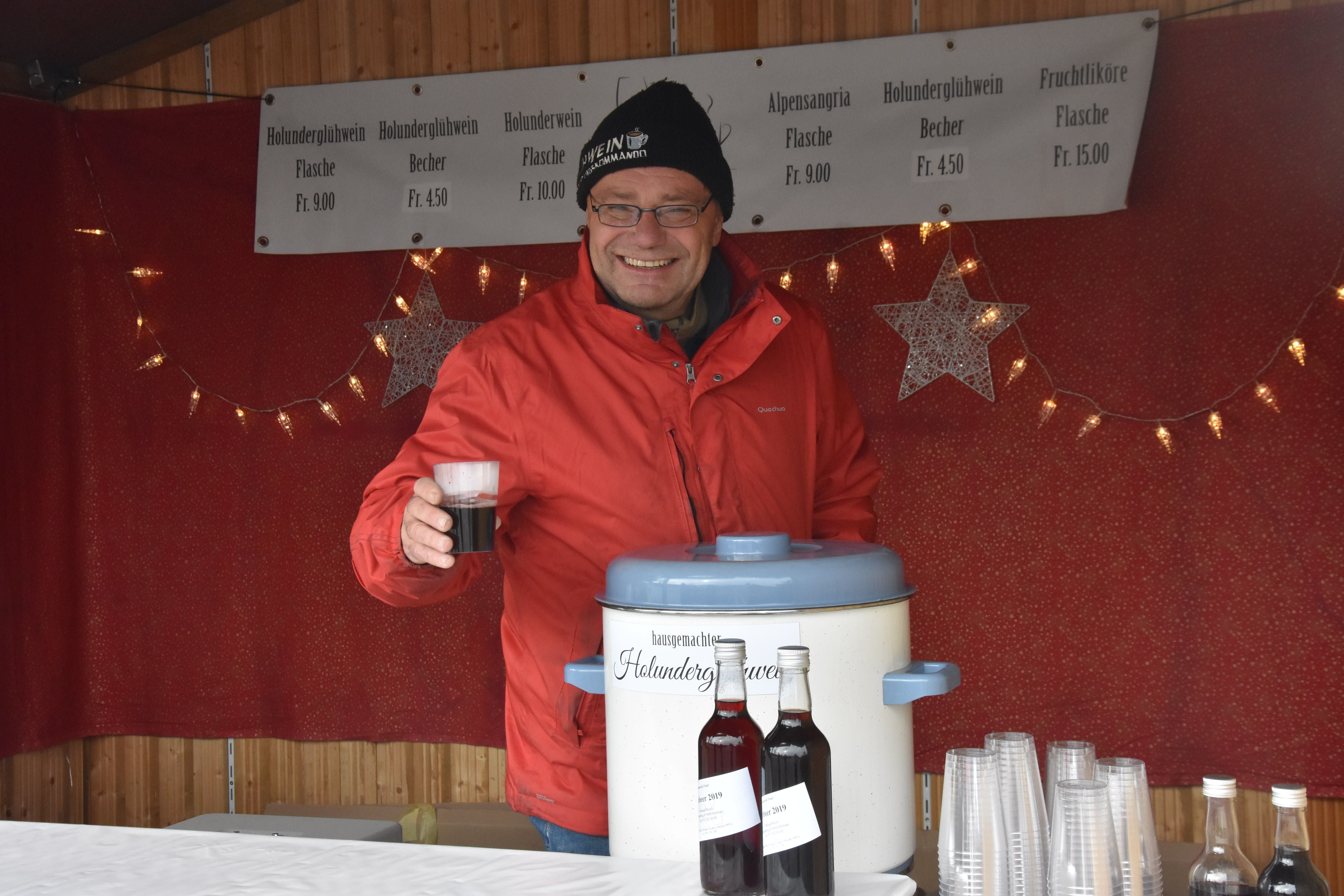 Christchindlimarkt Herisau: Holunderglühwein von Hansueli Reich
