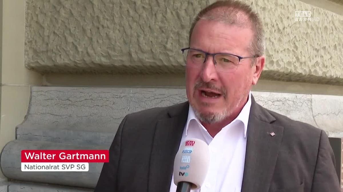 SVP-Nationalrat Walter Gartmann will Schleicher büssen