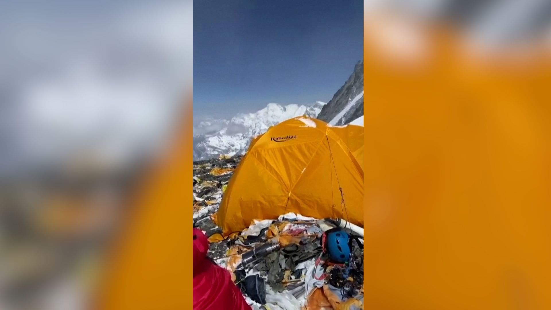 Highest mountain of waste in the world: Mount Everest gets littered