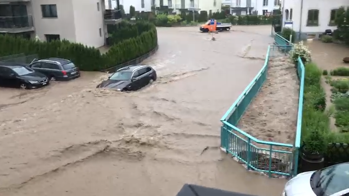 Unwetter in der Schweiz