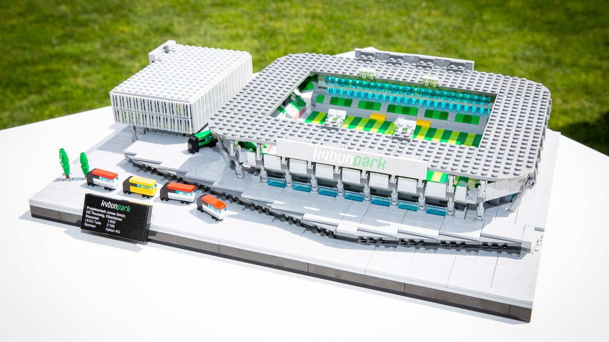 FC St.Gallen - Kybunpark miniature: 14-Jähriger baut ...